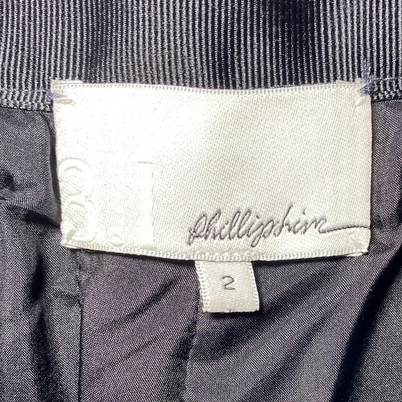 3.1 Phillip Lim black wool skirt SZ 2 - Picture 6 of 8